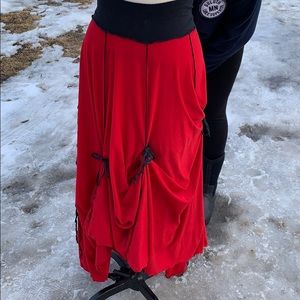 Red and Blue Christy Fisher Skirts